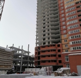 Ход строительства дома секция 18,19 в ЖК Ельцовский -