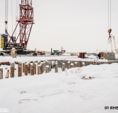 Ход строительства дома 4 в ЖК Родные росы -