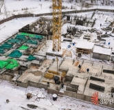 Ход строительства дома 2 этап, Корпус D в ЖК Квартал Заречье -