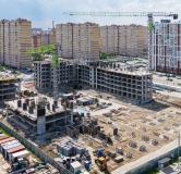 Ход строительства дома № 1, корпус 1 (ГП-5.2) в ЖК Уездные кварталы -