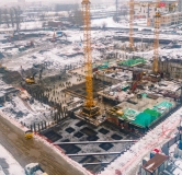 Ход строительства дома 3 в ЖК Респект -