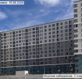 Ход строительства дома 12.2 в ЖК Морская набережная -