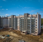 Ход строительства дома 1 в ЖК Атмосфера -