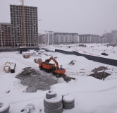 Ход строительства дома 6 в ЖК Разум в Академическом -