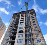 Ход строительства дома № 95В, 2 этап в ЖК На Ленина -