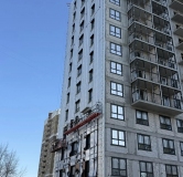 Ход строительства дома 1 в ЖК Уникум на Амирхана -