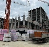 Ход строительства дома 20 в ЖК Курчатов -