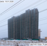 Ход строительства дома 132, корпус 215.1 в ЖК Цветной Город -