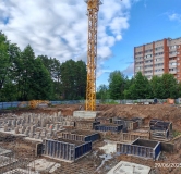 Ход строительства дома 35 в ЖК Гулливер -