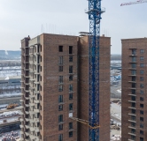 Ход строительства дома № 1, 1 этап в ЖК Калина Долина -