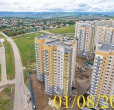 Ход строительства дома № 13 в Микрорайон Нанжуль-Солнечный -