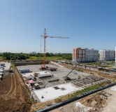 Ход строительства дома 6.1 в ЖК Пшеница -