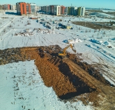 Ход строительства дома 23 в ЖК Берег -