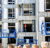 Ход строительства дома № 40, корпус 1.1.5 (Благовещенские башни) в СТАТУС на Черниговской от GloraX -