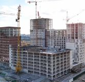 Ход строительства дома № 9, корпус 1 (ГП-1) в ЖК Остров-сад -