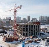 Ход строительства дома 1 в ЖК Страна. Тополёвая -