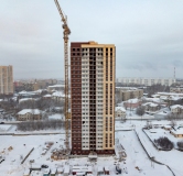 Ход строительства дома 25 в ЖК Черемушки на Приморской -