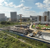 Ход строительства дома 3Б в ЖК На Тенистой -