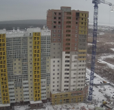 Ход строительства дома 94, секция 1 в ЖК Академ Риверсайд (ACADEM Riverside) -
