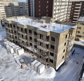 Ход строительства дома 11-4 в ЖК Радужный -