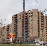 Ход строительства дома № 1 в ЖК Сити-квартал на Взлетной -