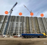 Ход строительства дома 31 в ЖК Авиатоr -