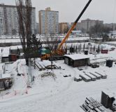 Ход строительства дома 114ю, поз.2, 1 этап в ЖК Флора (FLORA) -
