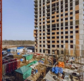 Ход строительства дома секция 1.4, 1.5 в ЖК Экогород Яркий -