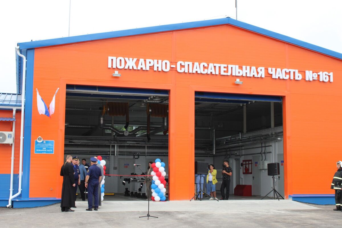 Две пожарные части построили в Уренском округе - фото 1