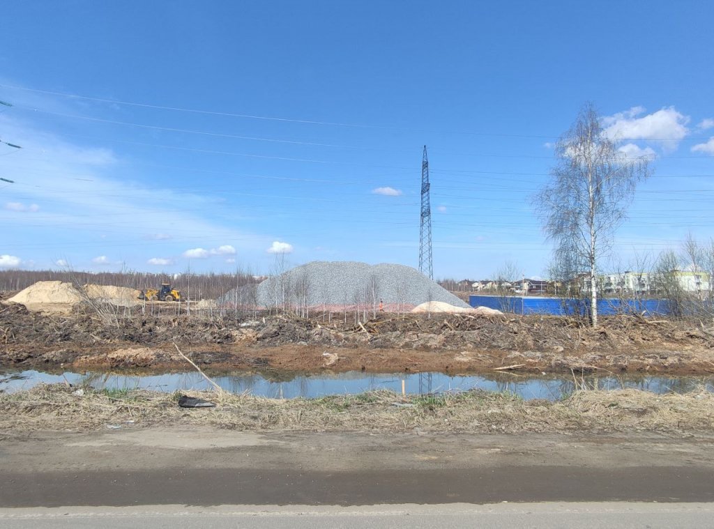 Дорогу начали строить к ЖК «Окский берег» в Нижнем Новгороде - фото 1