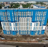 Ход строительства дома 1 в ЖК По ул. Связистов -