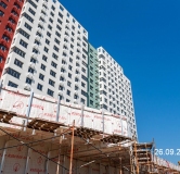Ход строительства дома 25 в ЖК Соседи -