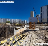 Ход строительства дома 147.1 в ЖК Ручьи -