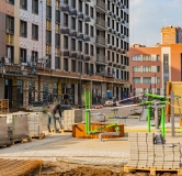 Ход строительства дома № 11Б в ЖК Frame (Зорге, 11) (Фрейм) -