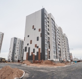 Ход строительства дома секции Д,Е,Ж,И в ЖК Новая Дема -