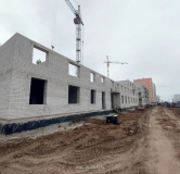 Ход строительства дома 1 в ЖД Огни -