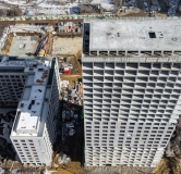 Ход строительства дома 1, 2, 3, 4 в ЖК Сибирская Калина -