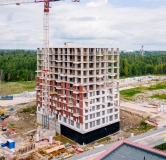 Ход строительства дома 35, корпус 2 в ЖК Новое Колпино -