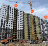 Ход строительства дома 23 в ЖК Авиатоr -