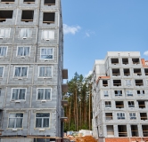 Ход строительства дома 4-2 в ЖК Лес -