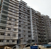 Ход строительства дома Литер 1 в ЖК Опера -