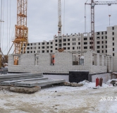 Ход строительства дома 3.3 в ЖК Кантри -