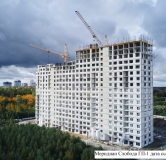 Ход строительства дома 10 (ГП-1) в ЖК Меридиан Слобода -
