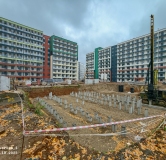 Ход строительства дома 1.3 в ЖК Патриот -