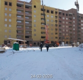 Ход строительства дома 1, секция А,Б,С в ЖК Цветы Башкирии -