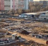 Ход строительства дома 5, секция 1.1, 1.2, 1.3, 1.4 в ЖК Красное Яблоко -