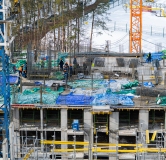 Ход строительства дома 2.1 в ЖК Urman City -