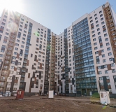 Ход строительства дома 1, секции А,Б,В в ЖК Новая Дема -