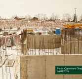 Ход строительства дома № 1.6 в ЖК Плодово-Ягодный -