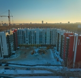 Ход строительства дома В.1, 3 этап в ЖК Краснопольский -